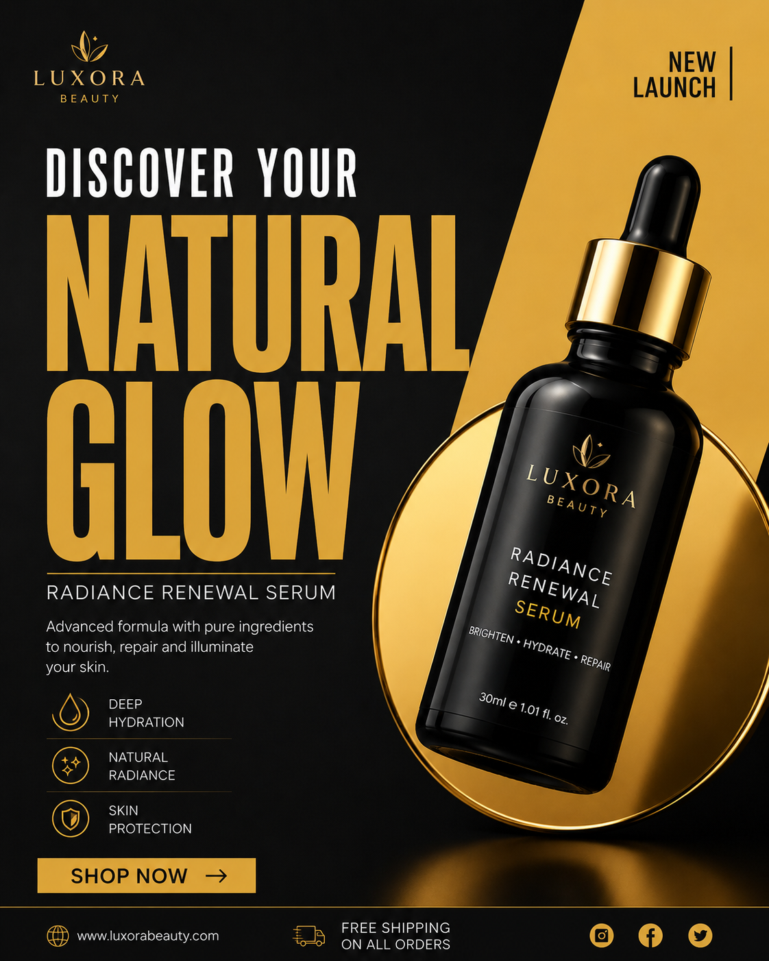 Bold Natural Glow Creative portfolio sample